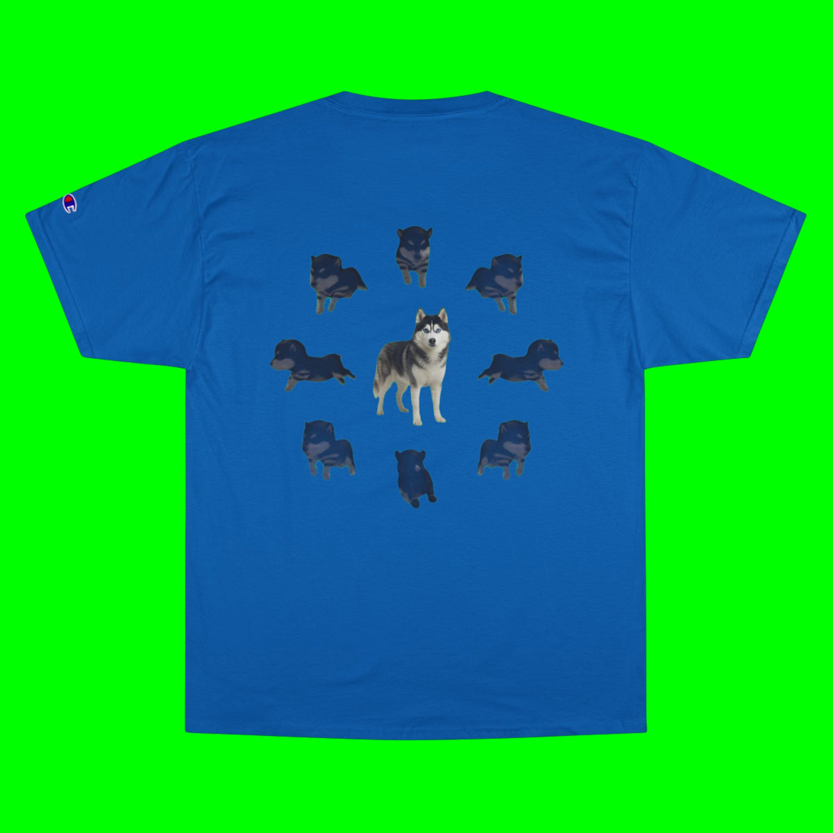 WHAT THE DOG DOIN- CHAMPION T-SHIRT