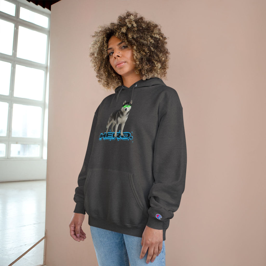 HERO HUSKY- CHAMPION HOODIE