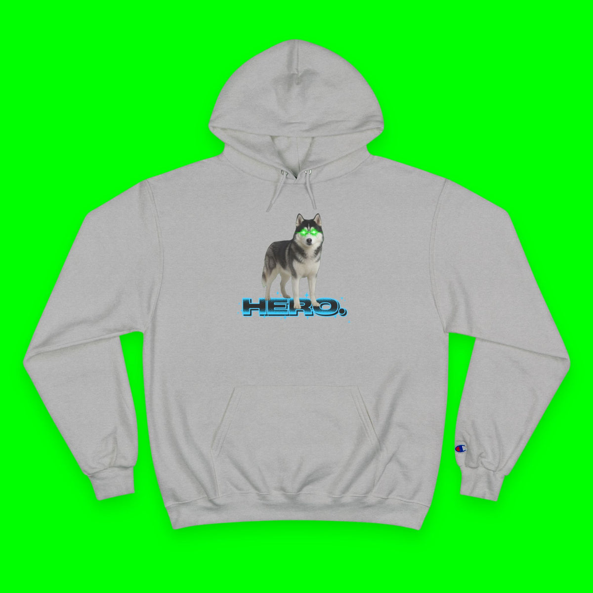HERO HUSKY- CHAMPION HOODIE