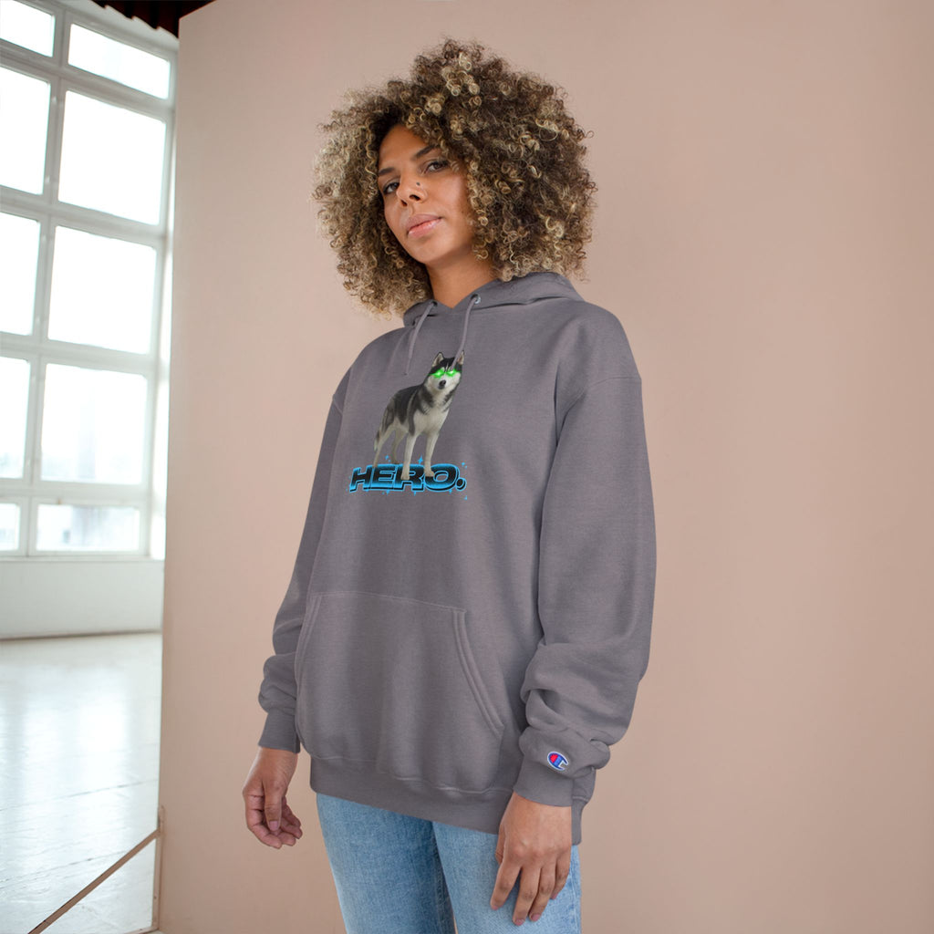HERO HUSKY- CHAMPION HOODIE