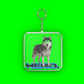 HERO HUSKY KEYCHAIN PLUSHIE