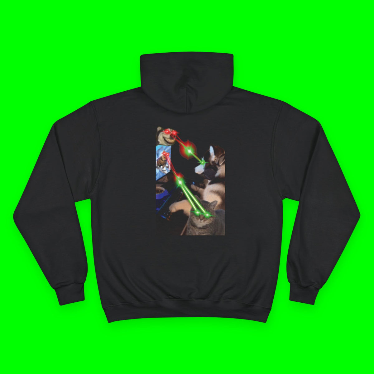 HACKER HUSKY- CHAMPION HOODIE