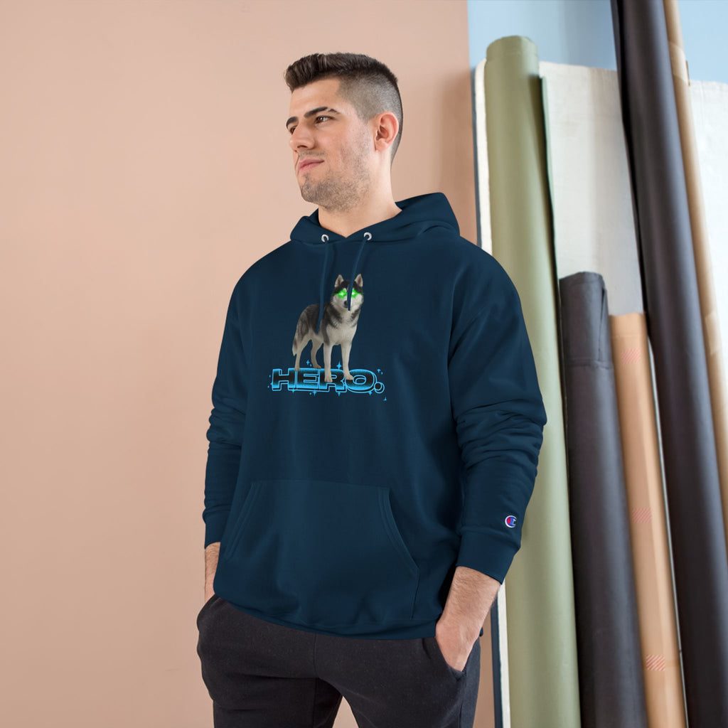 HERO HUSKY- CHAMPION HOODIE