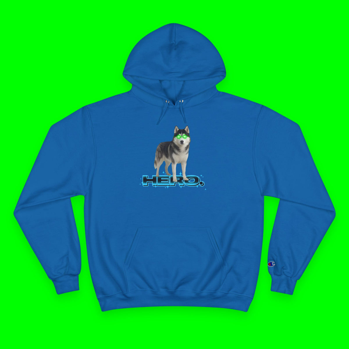HERO HUSKY- CHAMPION HOODIE