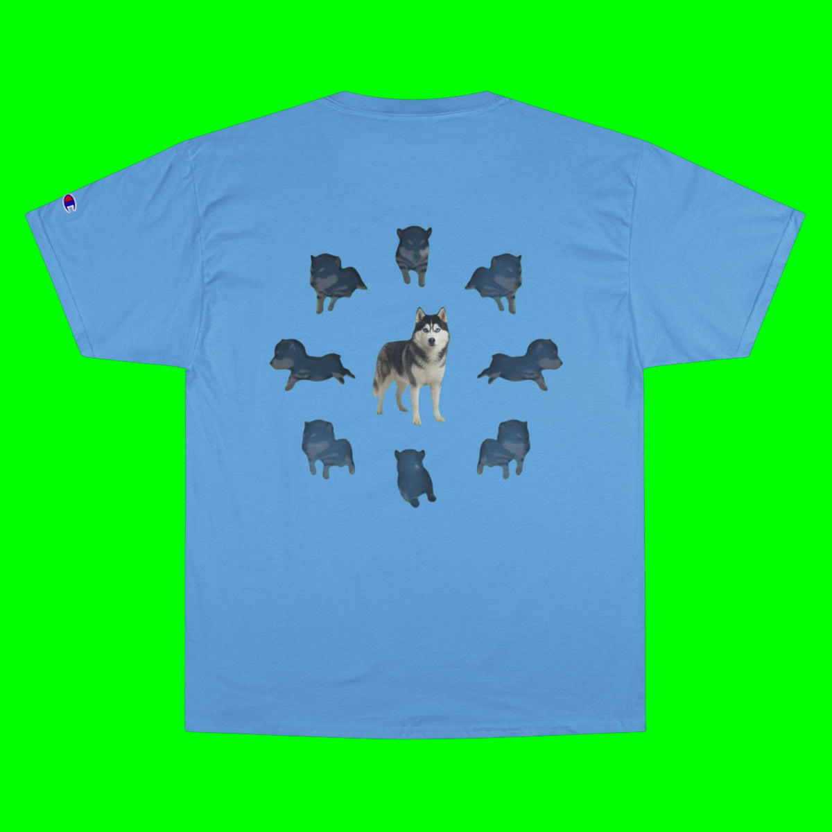 WHAT THE DOG DOIN- CHAMPION T-SHIRT
