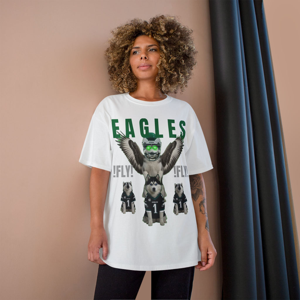 FLY, HUSKY, FLY - CHAMPION T-SHIRT