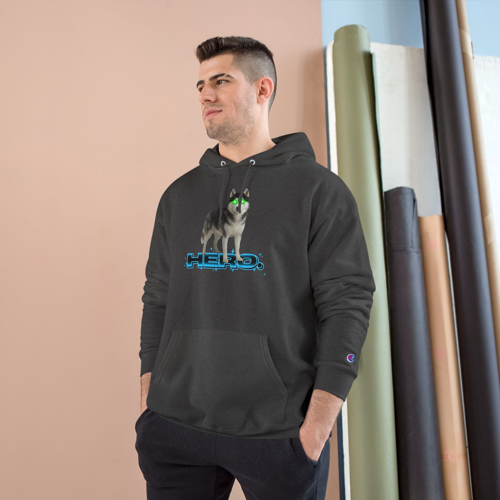 HERO HUSKY- CHAMPION HOODIE