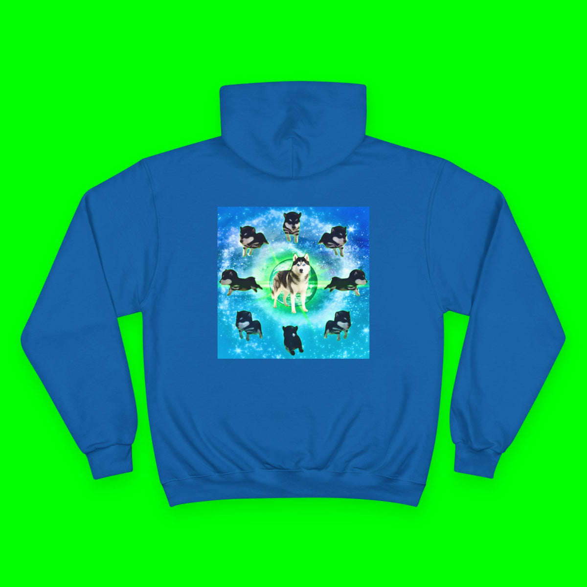 HERO HUSKY- CHAMPION HOODIE