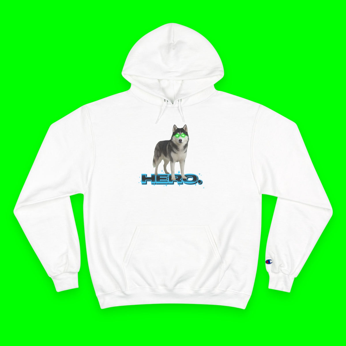 HERO HUSKY- CHAMPION HOODIE