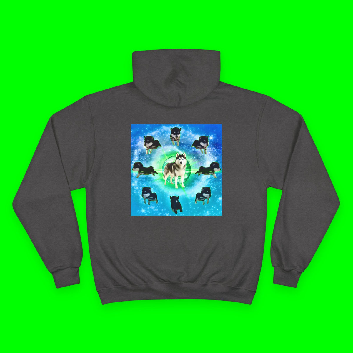 HERO HUSKY- CHAMPION HOODIE