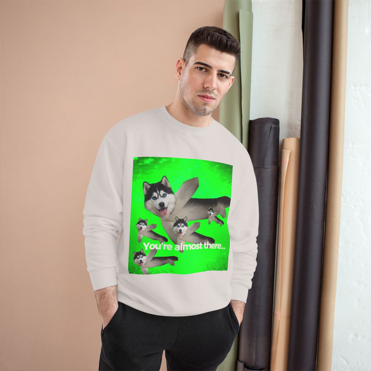 KEEP GOING HUSKY- CHAMPION T-SHIRT