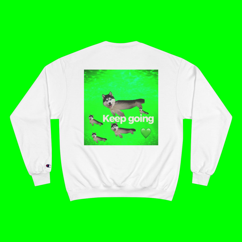 KEEP GOING HUSKY- CHAMPION T-SHIRT