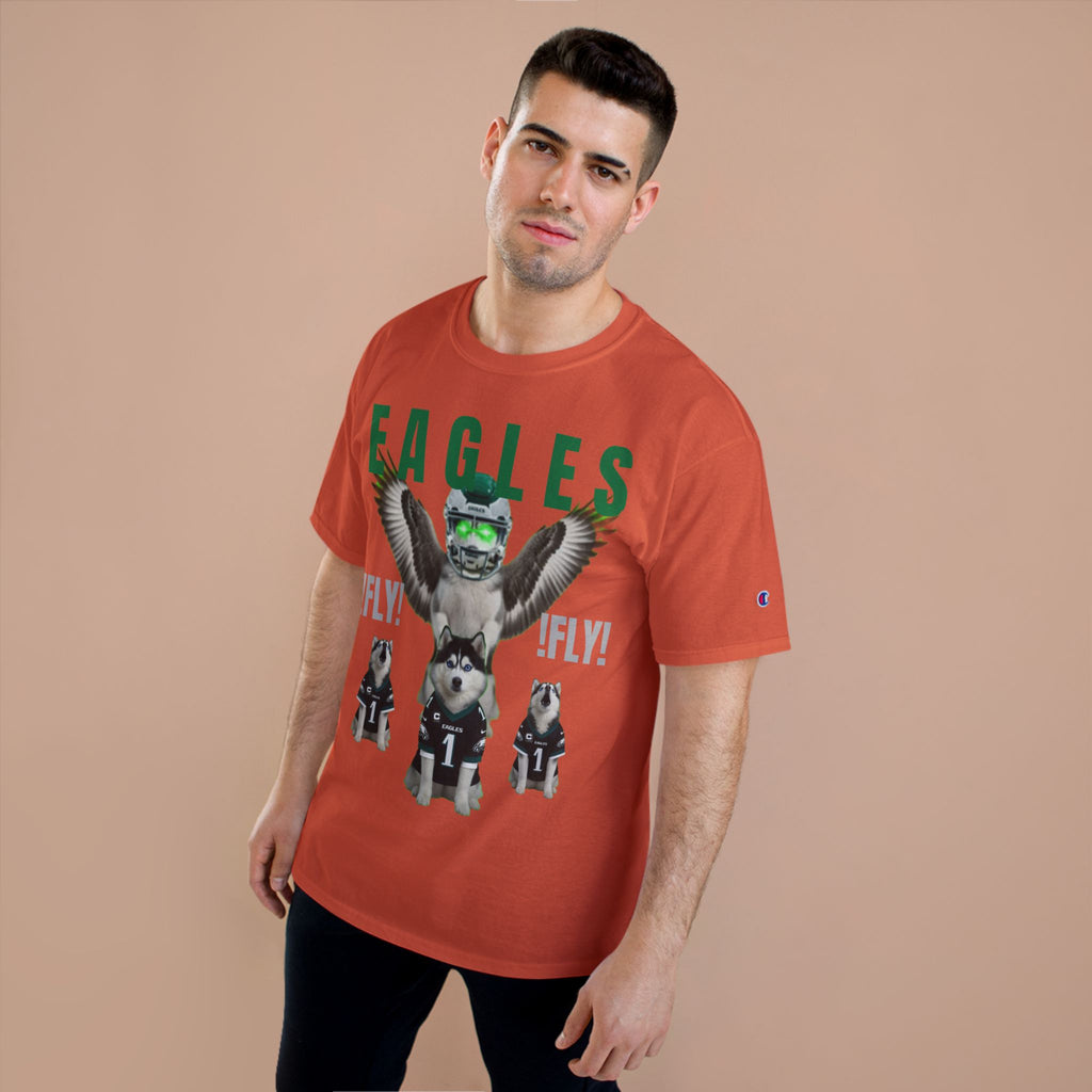FLY, HUSKY, FLY - CHAMPION T-SHIRT