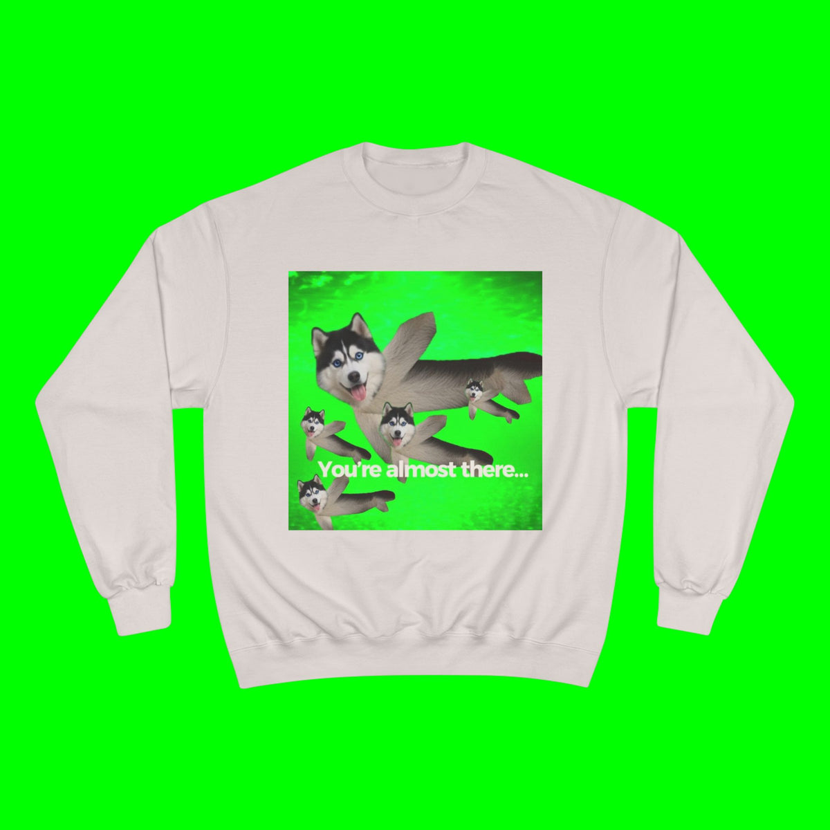 KEEP GOING HUSKY- CHAMPION T-SHIRT
