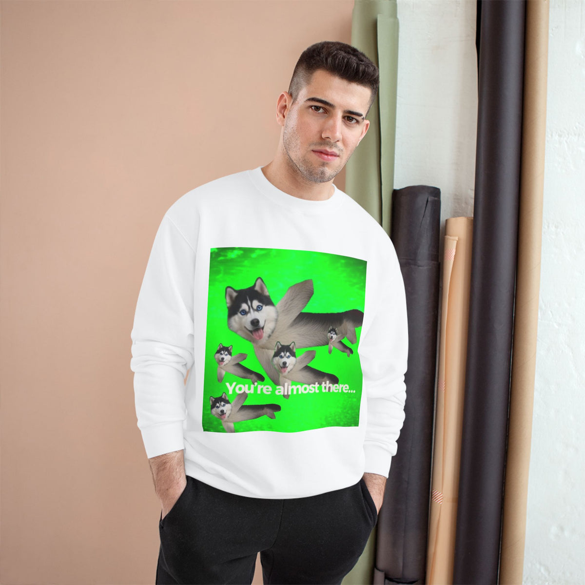 KEEP GOING HUSKY- CHAMPION T-SHIRT
