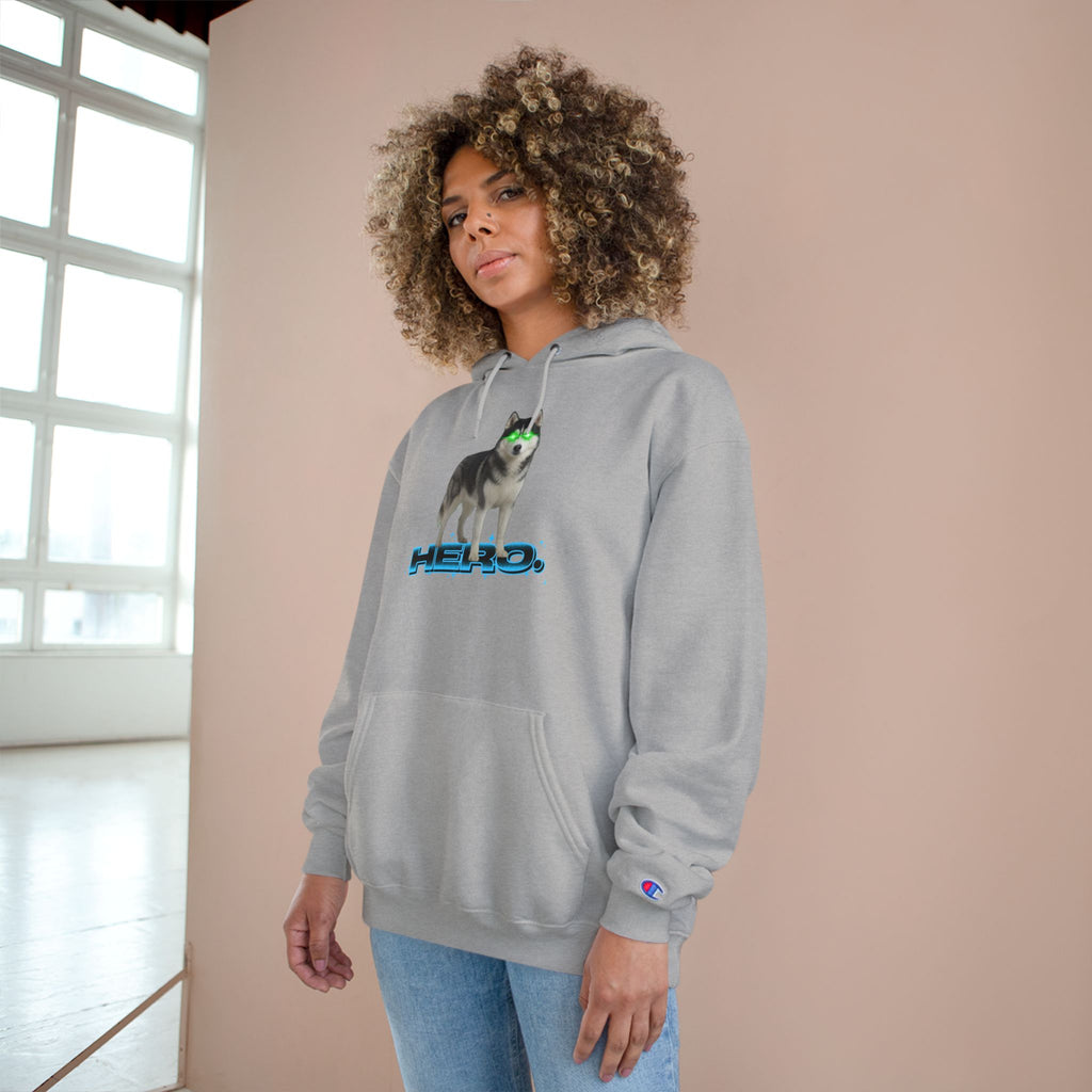 HERO HUSKY- CHAMPION HOODIE