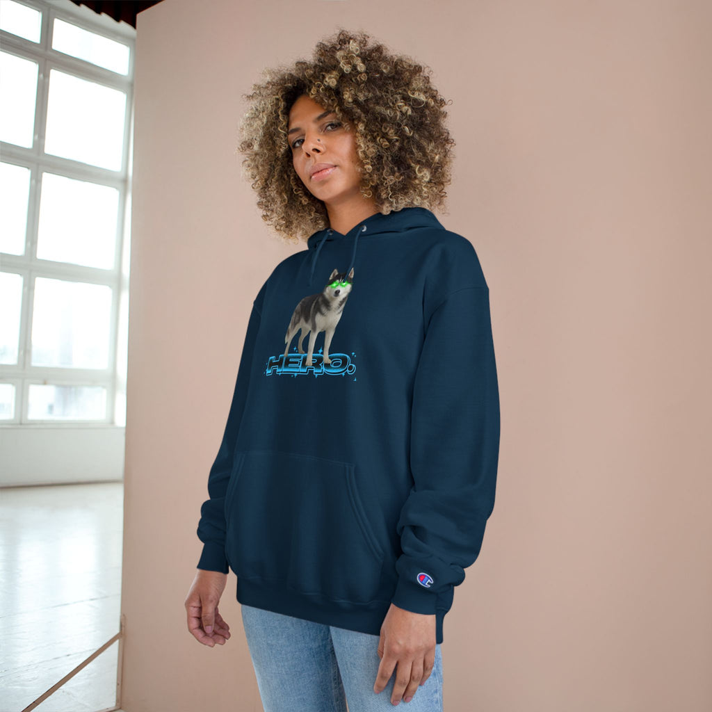 HERO HUSKY- CHAMPION HOODIE
