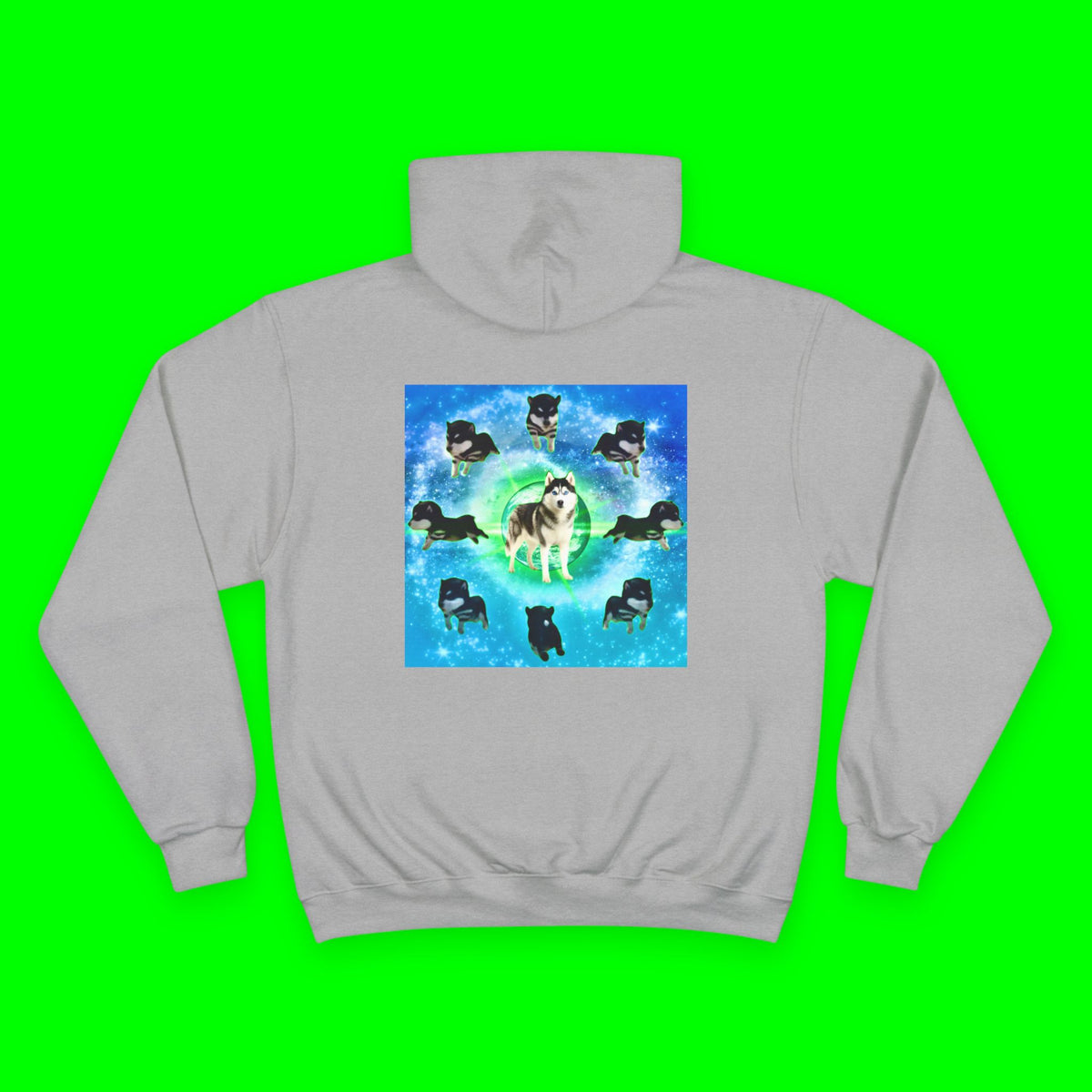 HERO HUSKY- CHAMPION HOODIE