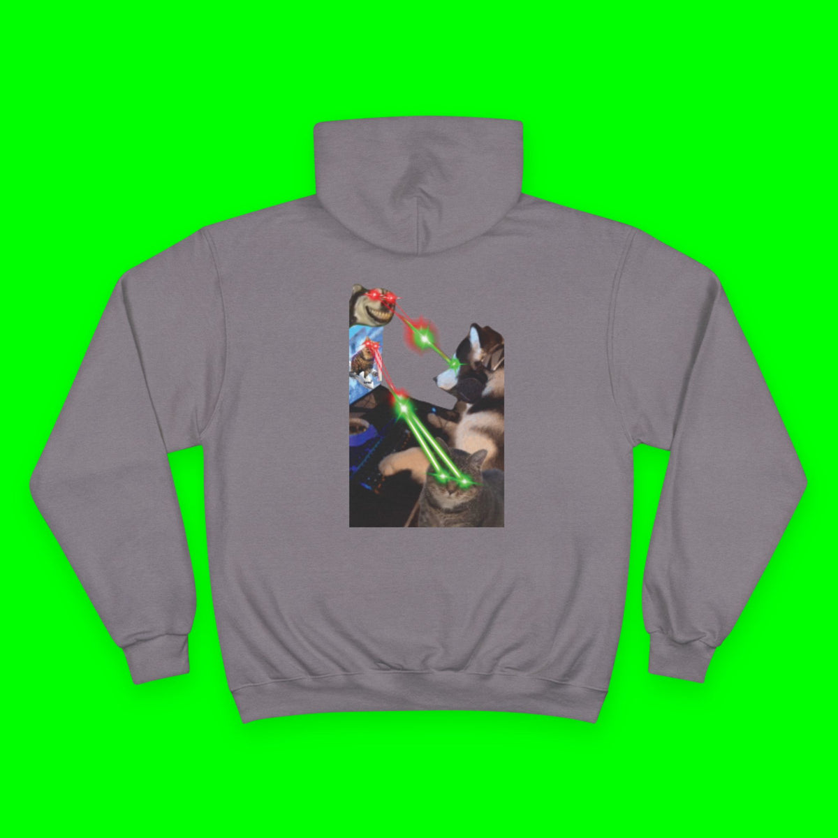 HACKER HUSKY- CHAMPION HOODIE
