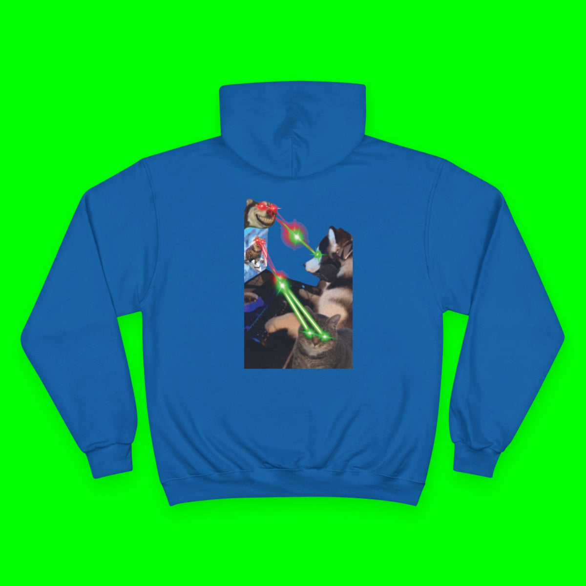HACKER HUSKY- CHAMPION HOODIE