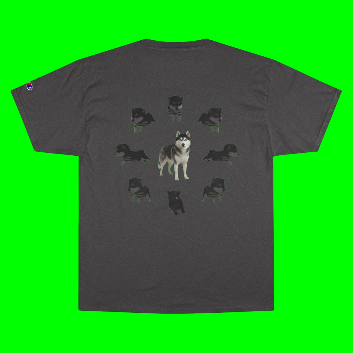 WHAT THE DOG DOIN- CHAMPION T-SHIRT