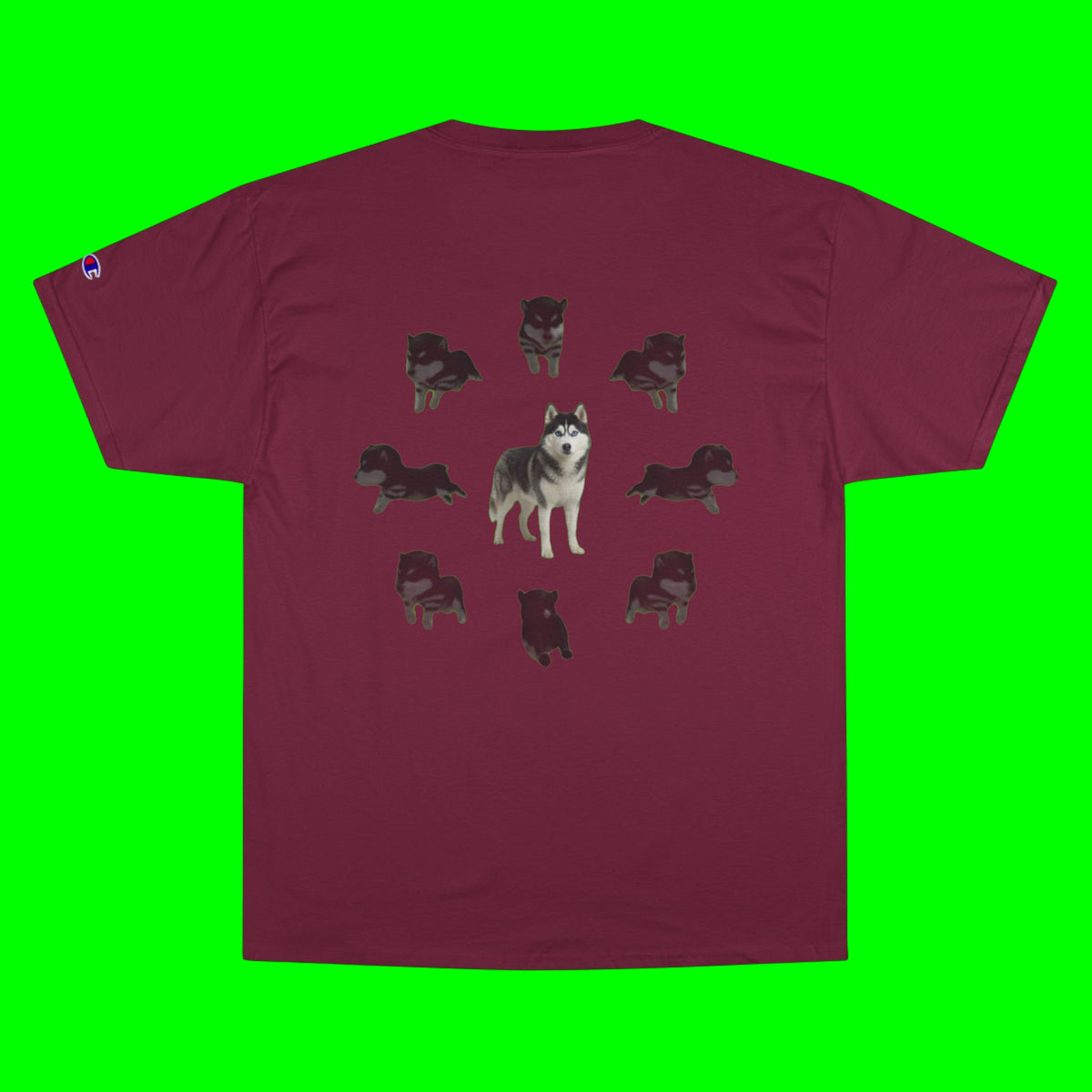 WHAT THE DOG DOIN- CHAMPION T-SHIRT