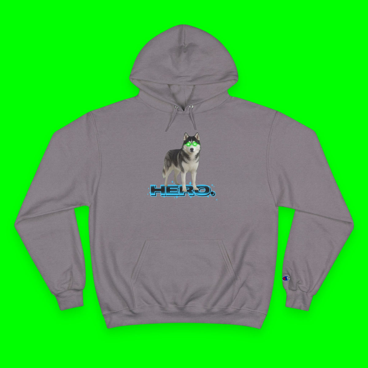 HERO HUSKY- CHAMPION HOODIE